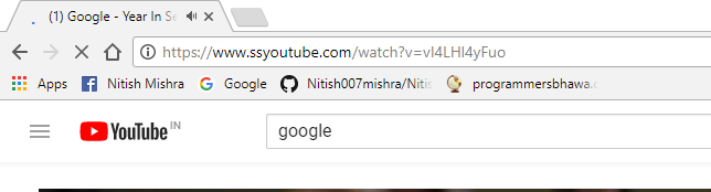 url youtube