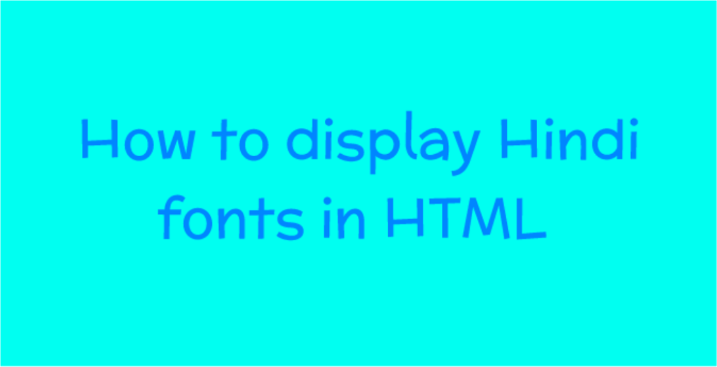 How to display Hindi in site from Database(Tables)? TechLifeDiary